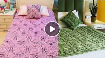 New Crochet Bedsheets Pattern Ideas Crochet Designs Patterns For Bedsheet #crochet #pattern #vira...