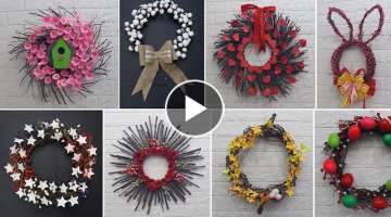10 DIY Branches Wreath - 10 Easy diy wreath ideas