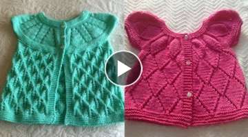 Beautiful ???? And Stylish Hand Crochet Baby Sweaters Designs