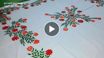 New bed sheets design I hand Embroidery designs