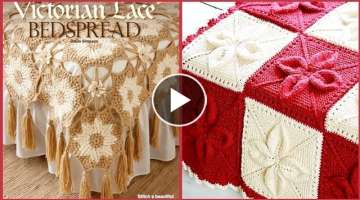 Top Class Crochet Bedsheets Designs //Beautiful Crochet Patterns For Bedsheets