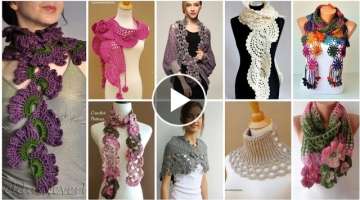 Most Attractive And Stylish Crochet Caplet Shawl And Neck Warmer Designs Patterns For Women 2020