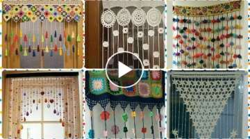 Latest And Trendy Crochet Curtains Designs Patterns And Ideas for window and doors