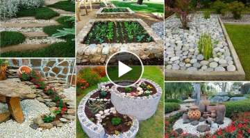 15 Garden Decorating Ideas With Rocks And Stones | garden ideas