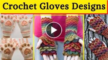 Crochet Gloves Designs | Crochet Fingerless Gloves | Crochet Gloves Pattern | Trending Zone