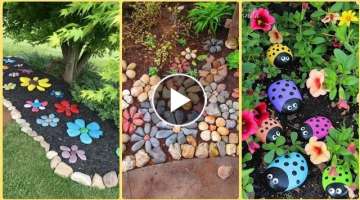 Wonderful DIY GardenDecoration Ideas With Painted Pebbles