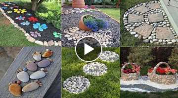 Garden Decoration Ideas Using Stones and Rocks | garden ideas