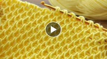 Amazing ???????? Tunisian crochet pattern explanation that should be stitched very easily